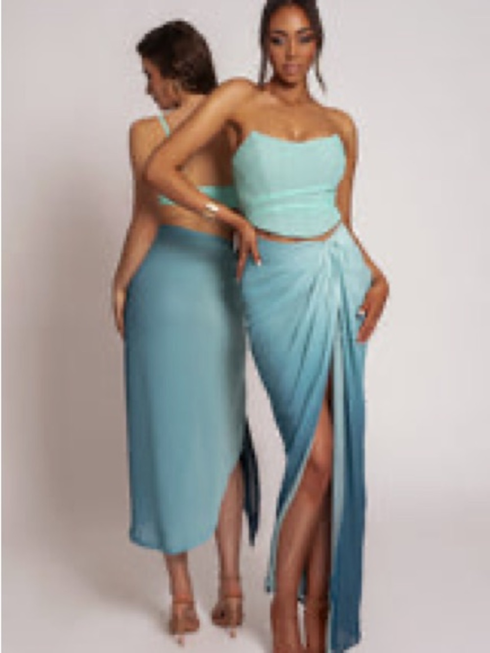 Blue Taste Of Summer Skirt Set